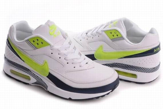 New Men\'S Nike Air Max Black/White/Green